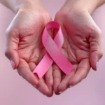 Imagem representando o outubro rosa e o câncer de mama.