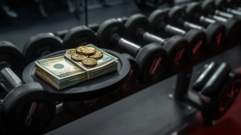 Taxa de matrícula de academia.