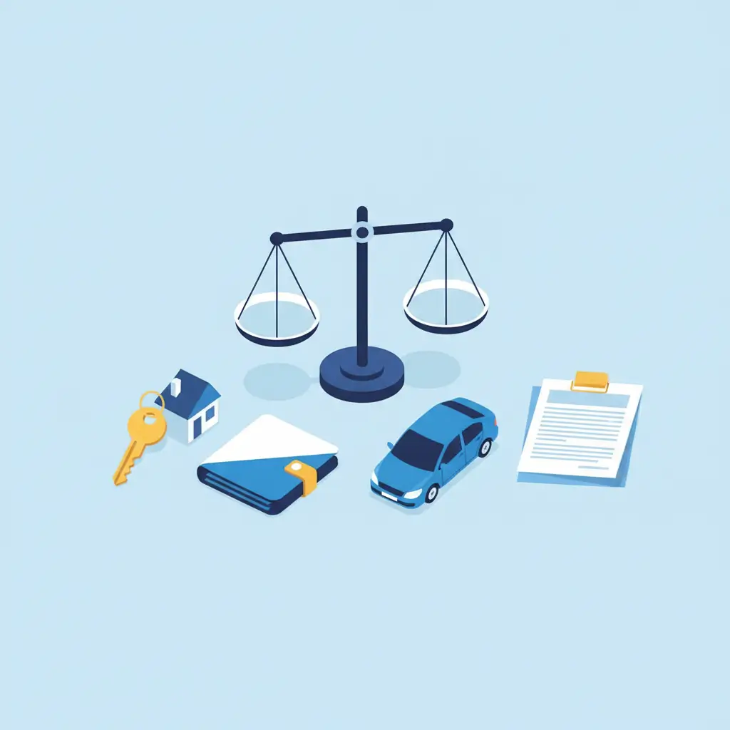 Partilha de bens no divórcio. Como funciona. Regime de bens. Separação.