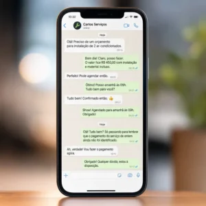Cliente não quer pagar e não existe contrato assinado.